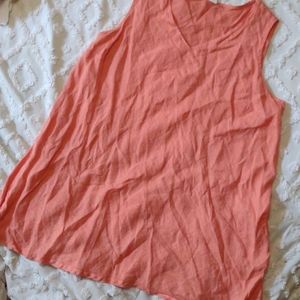 Match point linen tunic/mini dress